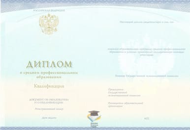 Диплом Саратовского областного колледжа искусств СпецБланк 2014-2020 годов